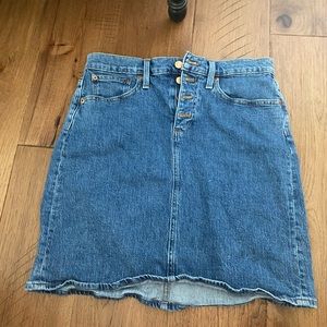 Womens Jcrew size 28 jean skirt